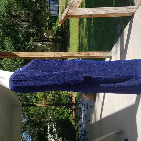 Jessica Howard Lady's Midi Gathered at Waist Irredescent Party/Cocktail Dress - Picture 5 of 11